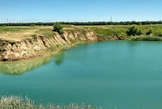 Настоящее соленое озеро под Харьковом